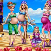 Schwangere Mütter Exotischen Urlaub