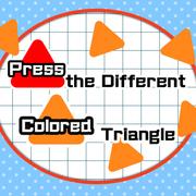 Premere Il Triangolo Di Colore Diverso