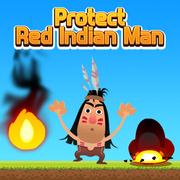 Защитить Красный Индийский Человек