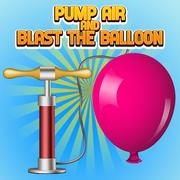 Pumpe Luft Und Sprengen Den Ballon