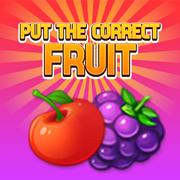 Colocar A Fruta Correta jogos 360