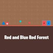 Forêt Rouge Et Bleu Rouge