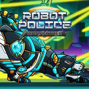 Roboter Polizei Eisen Panther