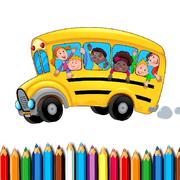 Livro De Colorir Ônibus Escolar jogos 360