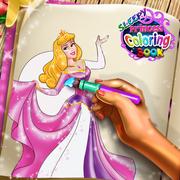 Livro De Colorir Princesa Sonolento jogos 360