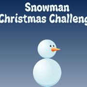 Schneemann Weihnachten Herausforderung