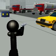 Stickman Cidade Tiro 3D jogos 360