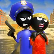 Stickman Police Vs Gangsters Bagarre De Rue