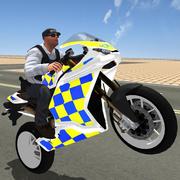 Super Dublê Polícia Moto Simulador 3D jogos 360