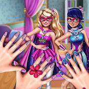 Super-Héros Princesses Ongles Salon