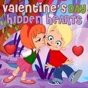 Valentinstag Versteckte Herzen