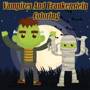 Vampires Et Coloriage Frankenstein