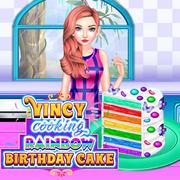 Vincy Kochen Regenbogen Geburtstagstorte