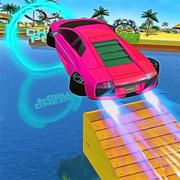 Wasser Auto Stunt Rennen 2019 3D Autos Stunt Spiele