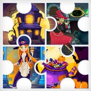 Bruxas Casa Quebra-Cabeças Halloween jogos 360