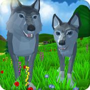 Lobo Simulador Animales Salvajes 3D