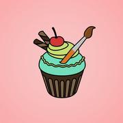 Yummy Cupcake Färbung