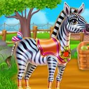 Zebra Cuidando jogos 360