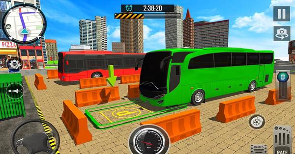 Simulador De Estacionamento Da Cidade De Ônibus | Jogar Bus City ...