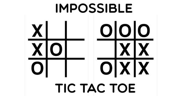 Tic Tac Toe Unmöglich Gewinnen
